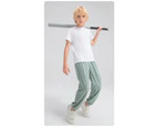 Boys Cotton Athletic T-shirts Kids Activewear Tee Tops Children Short Sleeve Sports Tops Basic Running Tee Shirts-White