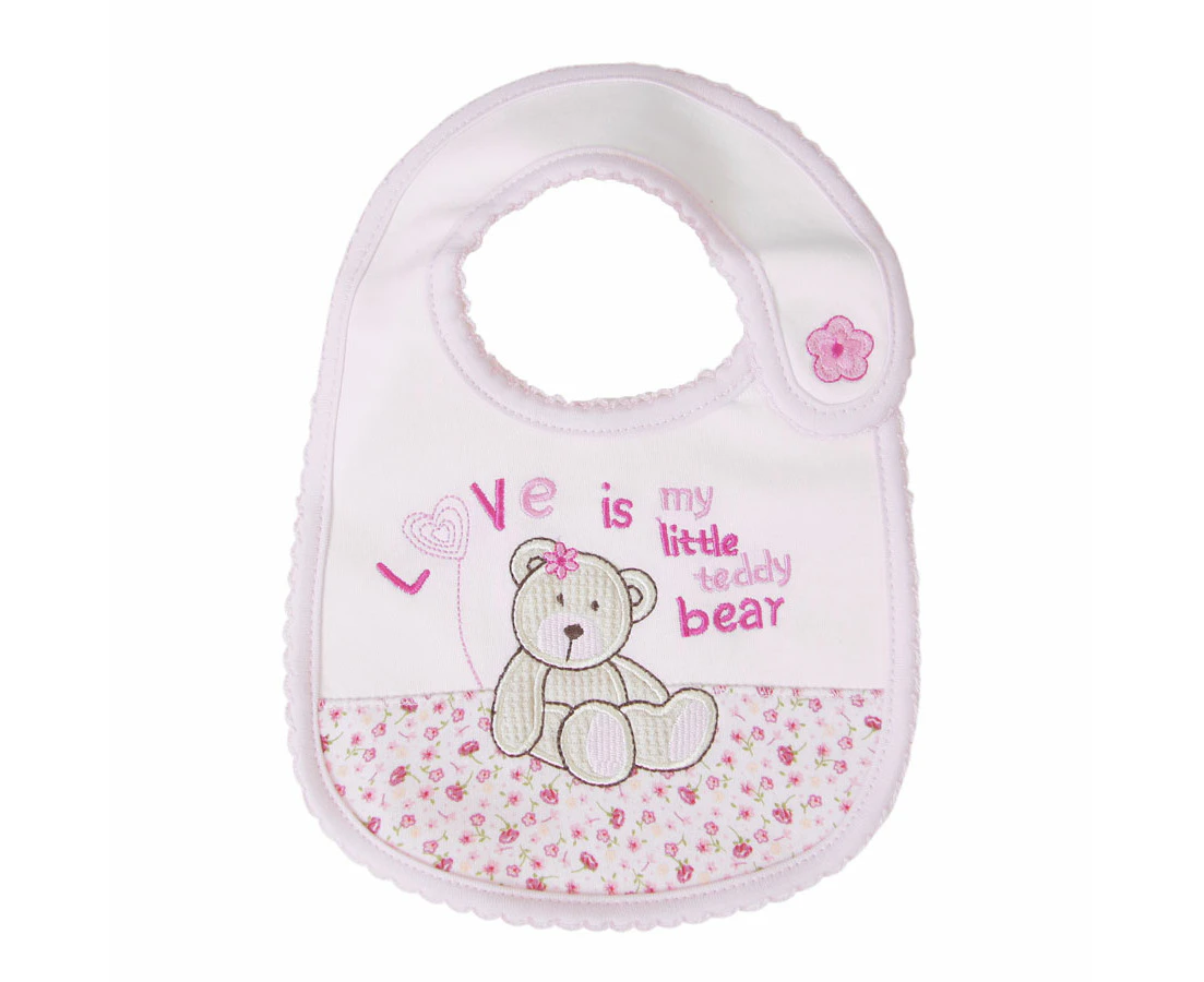 Amani Bebe Bib - Love Is My Little Teddy Bear