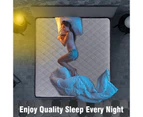 Ufurniture Single Mattress Medium-Firm Pillow Top Memory Foam Bed High-Rebound Spring Mattress 16cm