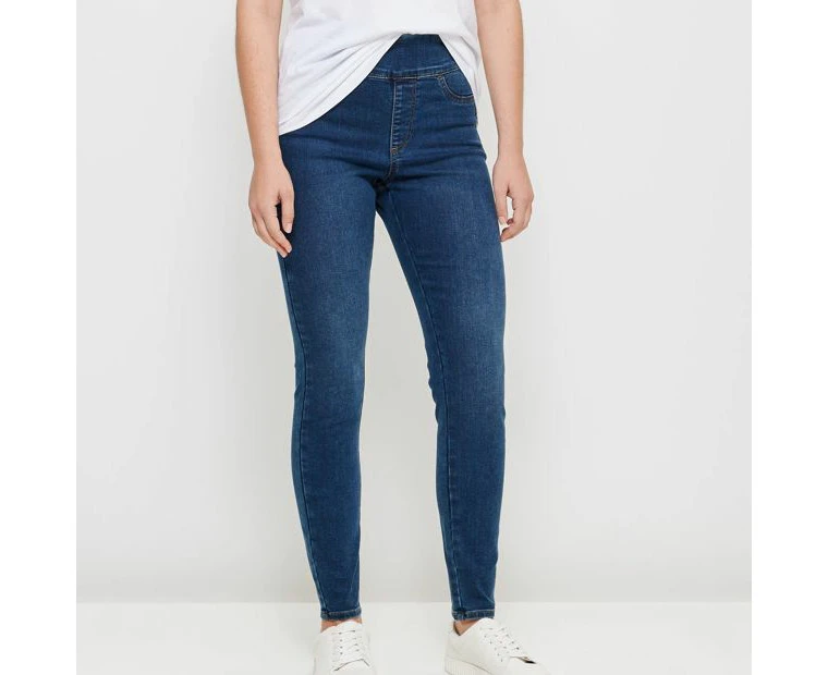 Target Lydia High Rise Ankle Length Denim Jeggings - Blue