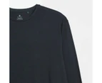 Target Man Plus Australian Cotton Long Sleeve T-Shirt - Black