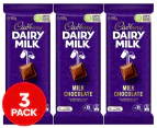 3 x Cadbury Dairy Milk Milk Chocolate 180g