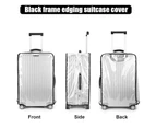 Full Transparent Luggage Protector Cover Waterproof PVC Trolley Travel  Protector Suitcase Cover