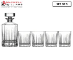 Maxwell & Williams 5-Piece Empire Whisky Set