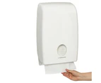 Kimberly Clark Aquarius 70230 Multifold Paper Towel Dispenser - White 451Mm H X 294Mm W X 120Mm D