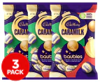 3 x Cadbury Caramilk Baubles 112g