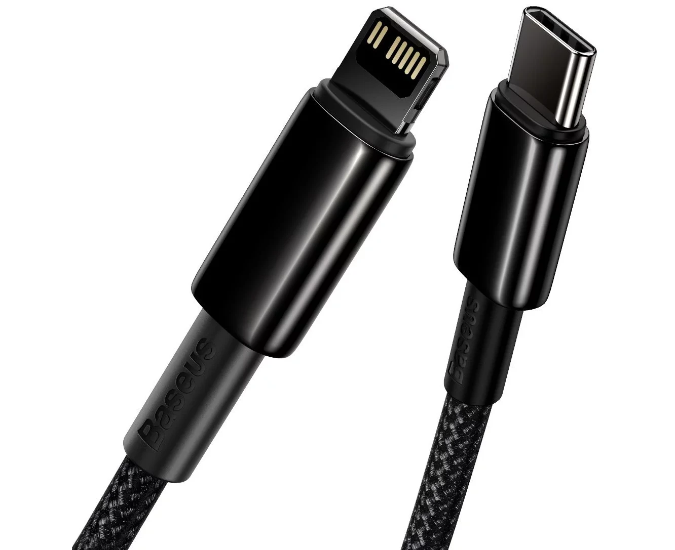 Baseus Tungsten Gold Fast Charging Data Cable Type-C to iP PD 20W 2m Black