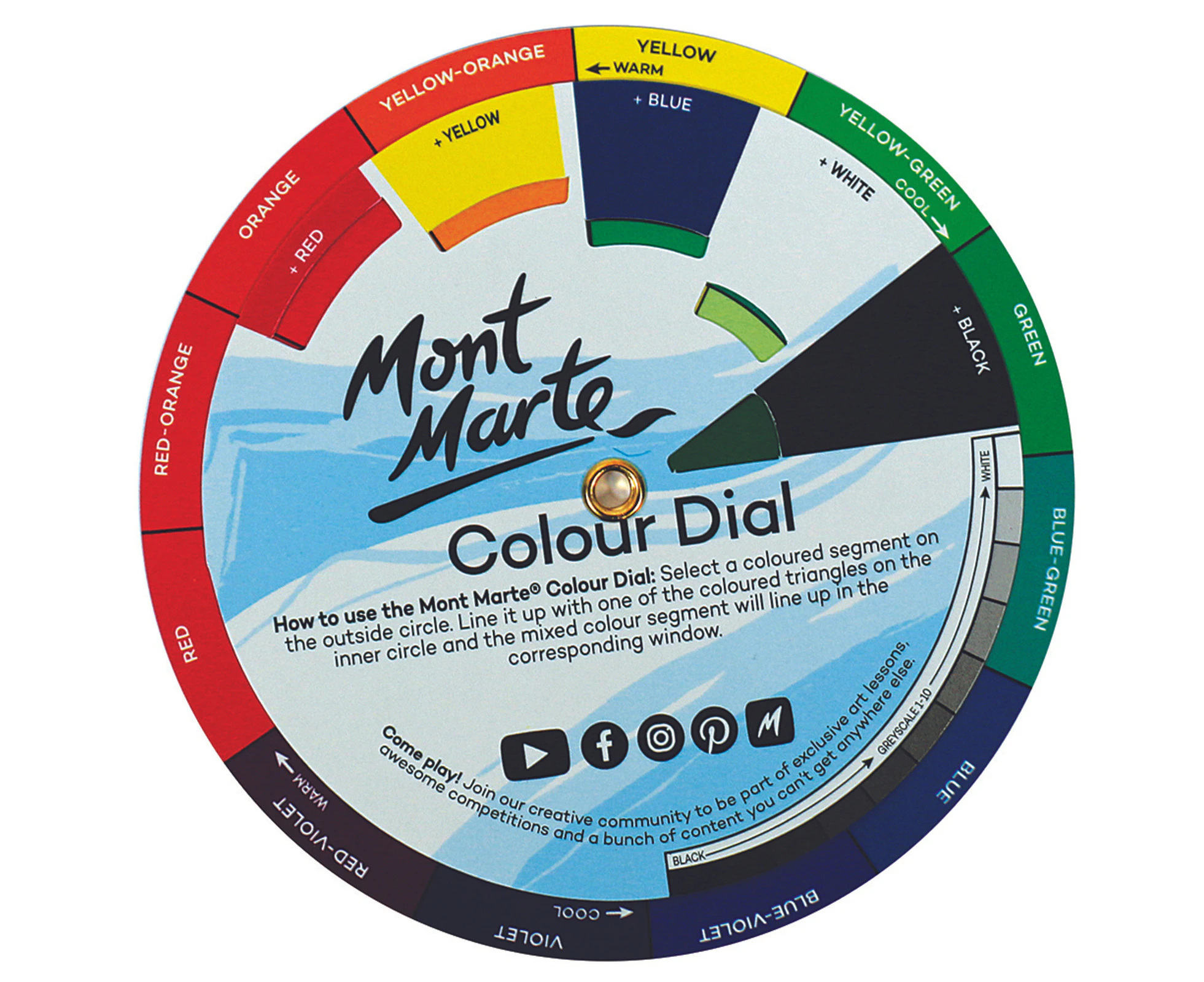 Mont Marte Mini Colour Dial / Wheel