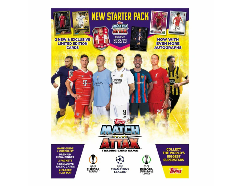 MATCH ATTAX UEFA Champions League 2022/2023 Edition Starter Pack