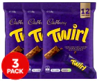 3 x 12pk Cadbury Twirl Share Pack 168g