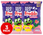3 x Cadbury Dairy Milk Freddo Strawberry Chocolate Share Pack 12 Pack