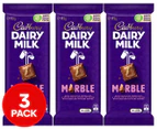 3 x Cadbury Dairy Milk Marble 173g