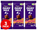 3 x Cadbury Dairy Milk Crunchie 180g