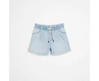 Target Pull On Denim Shorts - Blue