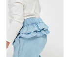 Target Baby Frill Back Tencel Pants - Blue