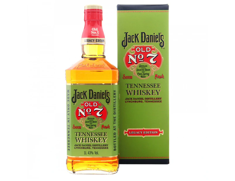 Jack Daniel's Old No 7 Legacy Edition 1 Tennessee Whiskey 1000ml