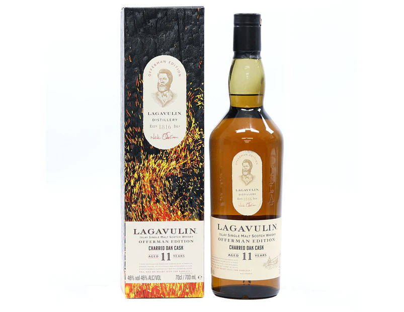 Lagavulin 11 Year Old Offerman Edition 3 Charred Oak Cask Single Malt Whisky 700ml