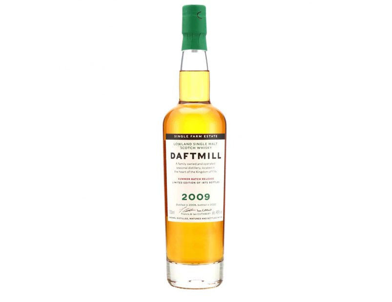Daftmill 2009 Summer Batch UK Release 2020 Single Malt Whisky 700ml
