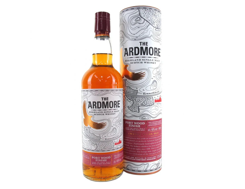 Ardmore 12 Year Old Port Wood Finish Single Malt Whisky 700ml