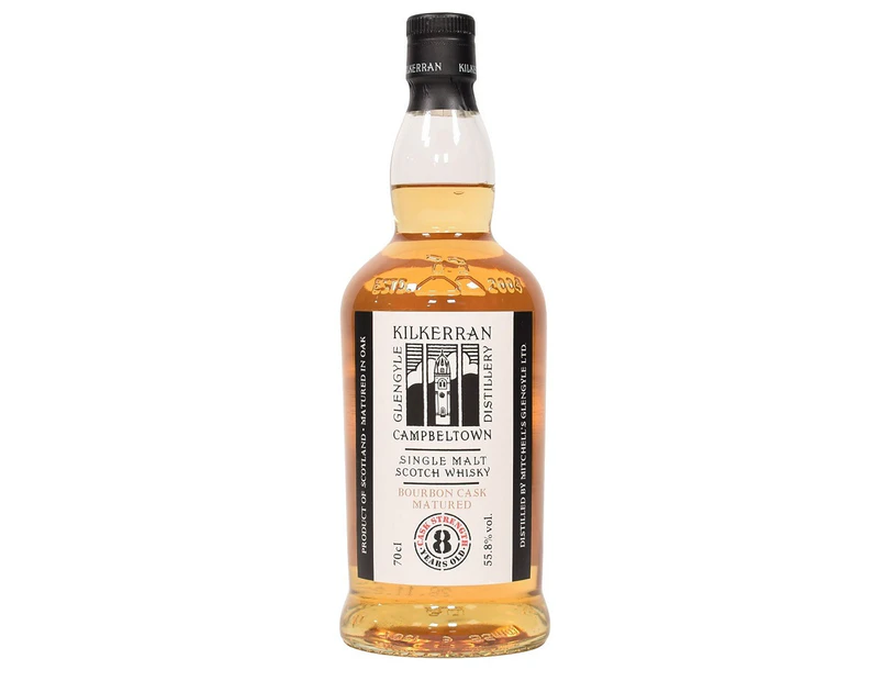 Kilkerran 8 Year Old Bourbon Cask Matured 2022 Release Single Malt Whisky 700ml