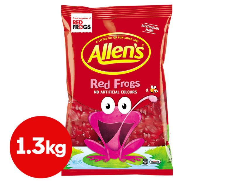 Allen's Red Frogs Raspberry 1.3kg