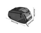 Bike Back Rack Bag Waterproof Bicycle Bag with Reflective Strip Safe Cargo Carrier Pouch Riding Supplies For Storage Cycling