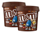 2 x M&M's Milk Chocolate Party Bucket 640g