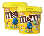 2 x M&M's Peanut Party Bucket 575g