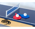 Gem Toys 4-in-1 Games - Soccer, Table Tennis, Hockey and Billiard Table (3 ft)