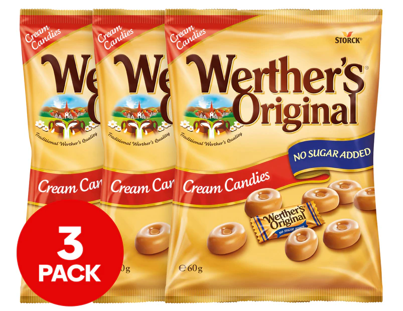 3 x Werther’s Original Cream Candies 60g