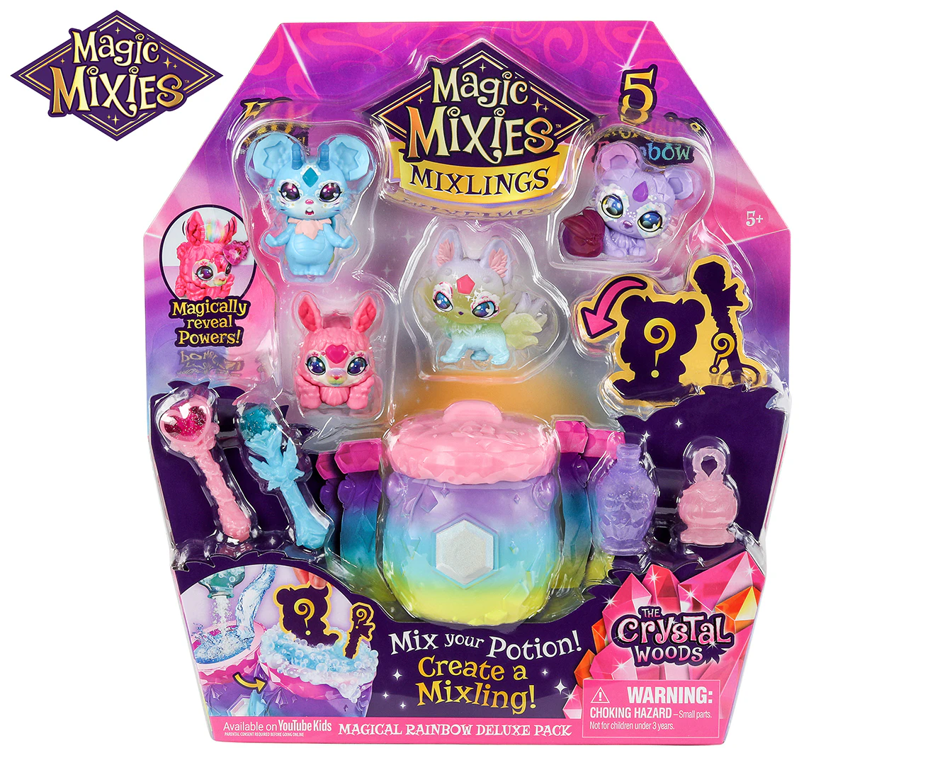 Magic Mixies Mixlings Season 3 Rainbow Deluxe Set Kids/Childrens Toy Set 5y+