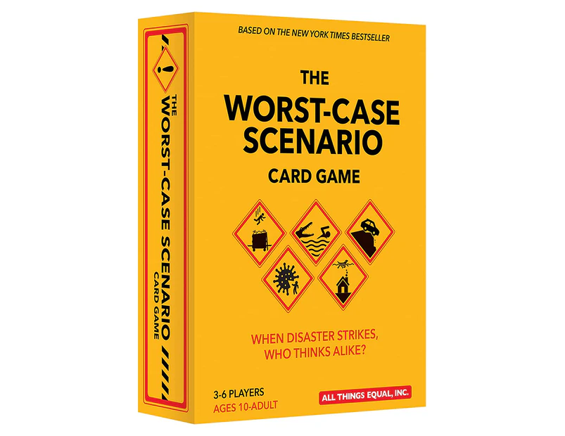 The Worst Case Scenario Family/Party Tabletop Comedy Card Board Game Set 10y+