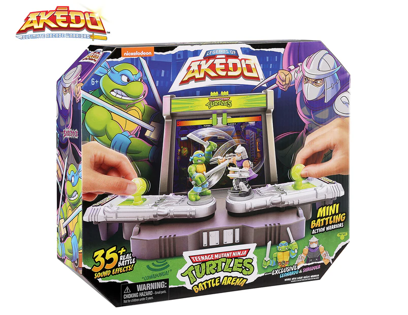 Legends of Akedo Teenage Mutant Ninja Turtles Battle Arena Playset