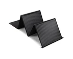 VoltX 12V 160W Mono Solar Blanket Folding Solar Panel Kit Portable Camping Advanced PERC Technology Made From A-Grade Mono Solar Cells MPPT Solar Regulator