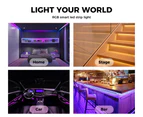 5M RGB 5050 LED Strip Lights 4 Roll TV Lighting Wifi Bluethooth Colour Changing