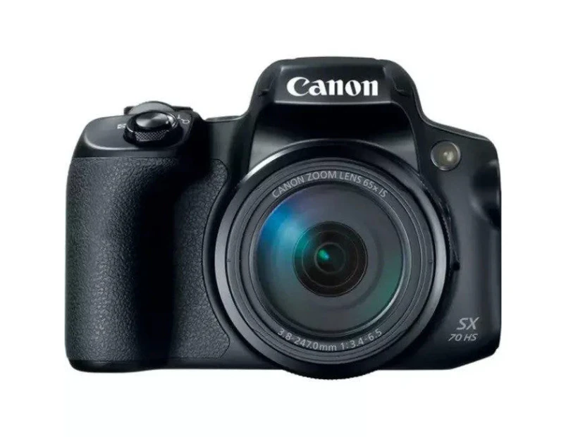Canon PowerShot SX70HS 20.3 Megapixel Compact Camera - Black - 1/2.3" CMOS Sensor - LCD - Electronic Viewfinder - 4x Digital Zoom - 5184 x 3888 Image