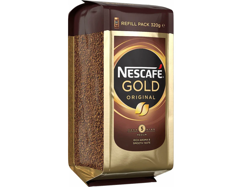 NESCAFÉ Gold Original Instant Coffee Powder Refill Softpack 320 g