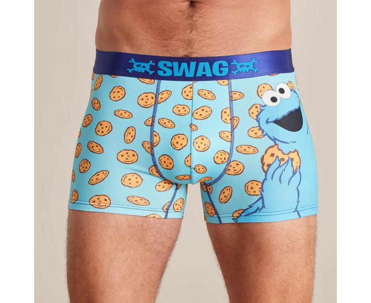 Swag Trunks - Cookie Monster - Blue