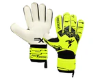 Precision Unisex Adult Fusion X Goalkeeper Gloves (White/Neon Green/Black) - RD2984