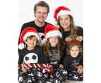 Nightmare Before Christmas Mens Pyjama Set (Black/White) - NS7025