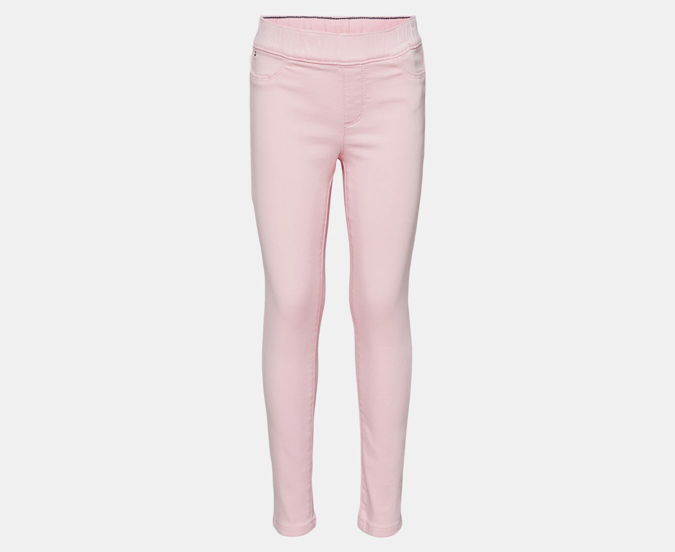 Tommy Hilfiger Girls' Ponte Denim Leggings / Jeggings - Pink Breeze