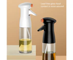 Kitchen Oil Spray Bottle Bbq Glass Oil Spray Pot Edible Oil Spray Glass Atomization Oil Control Pot - White