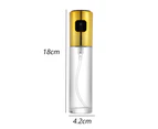 Sprayer Bottle, 100Ml Oil Spray Glass, Olive Oil Sprayer - Gold