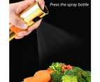 Sprayer Bottle, 100Ml Oil Spray Glass, Olive Oil Sprayer - Gold