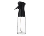 220Ml Glass Oil Spray Kettle High Pressure Spray Oil Kettle Bbq Oil Spray Bottle - Black
