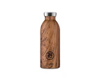 24Bottles Clima Insulated Stainless Steel Drink Bottle 500ml - Sequoia Wood