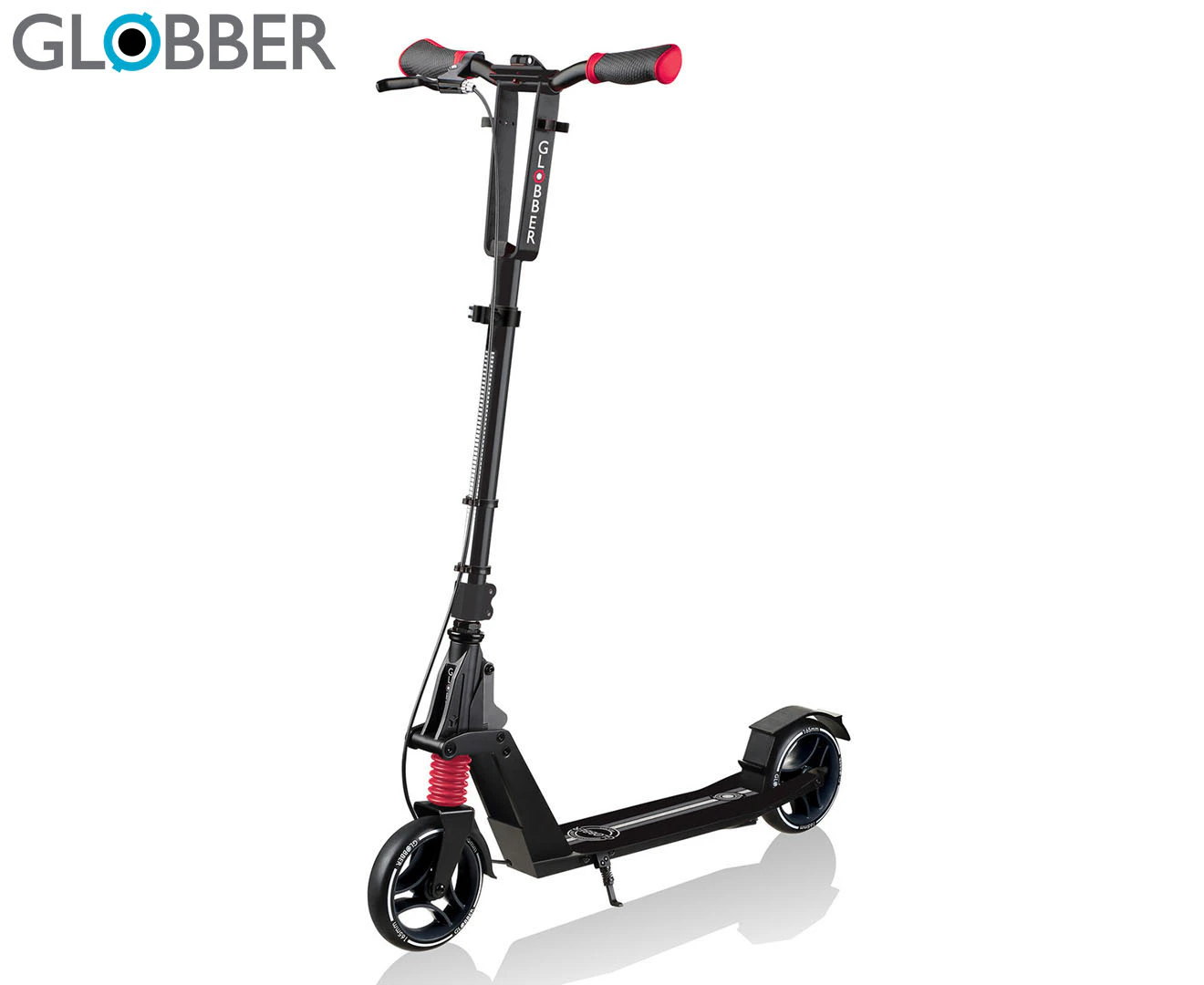 Globber One K 165 BR Adjustable T-Bar Scooter Black