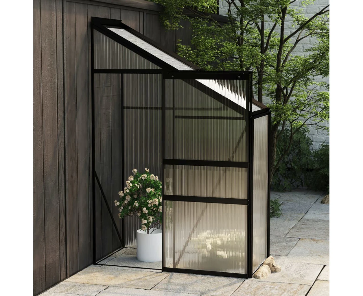 Greenhouse Anthracite Aluminium 1.38 m3