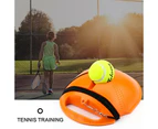 Solo Tennis Trainer With Balls Rebound Practice Training Exercise Home Fitness - Orange
