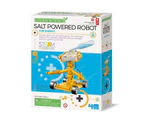 4M Green Science Salt Water Powered Robot DIY Build Kids Learning Fun Toy 8y+